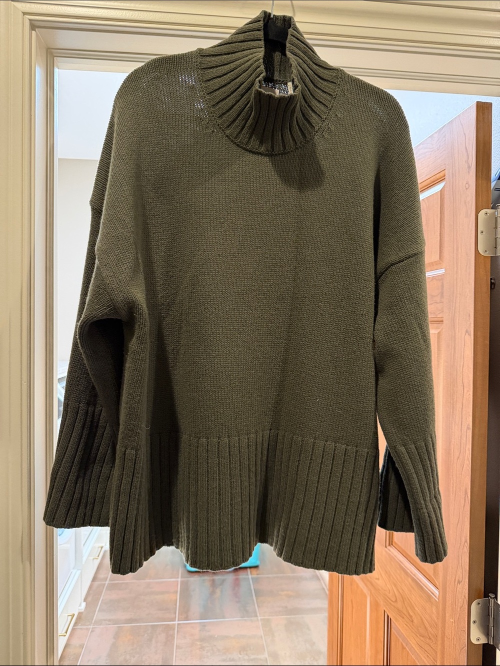 Barbour Barbour Serena High-Neck Jumper – Dark Moss